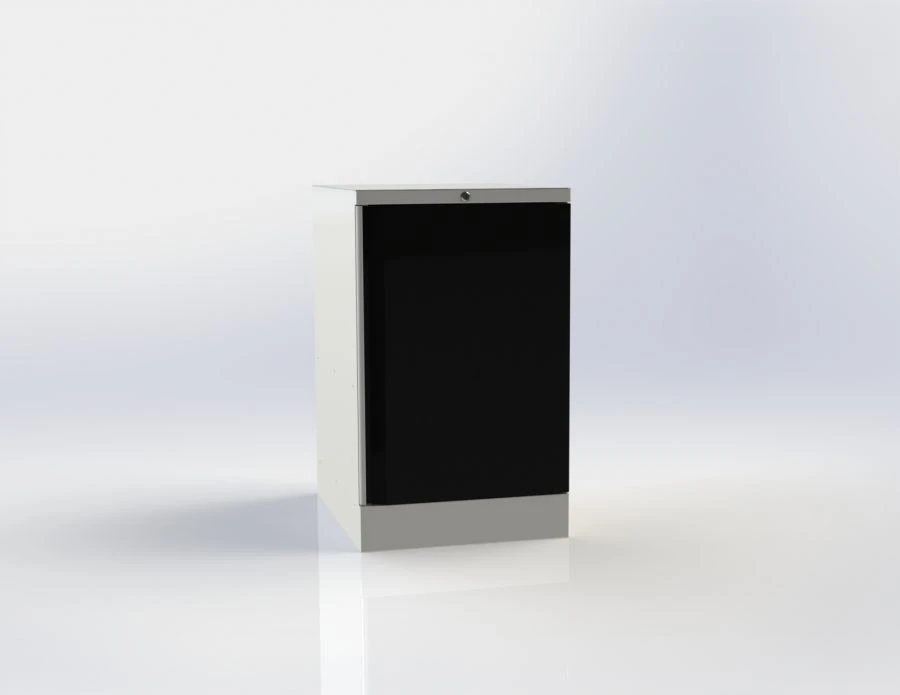 Stationary cabinet for workbench PSK-SD with door including ESD