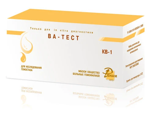 Reagent kit for determination of lupus anticoagulant (VA-test) by TU 9398-018-05595541-2008