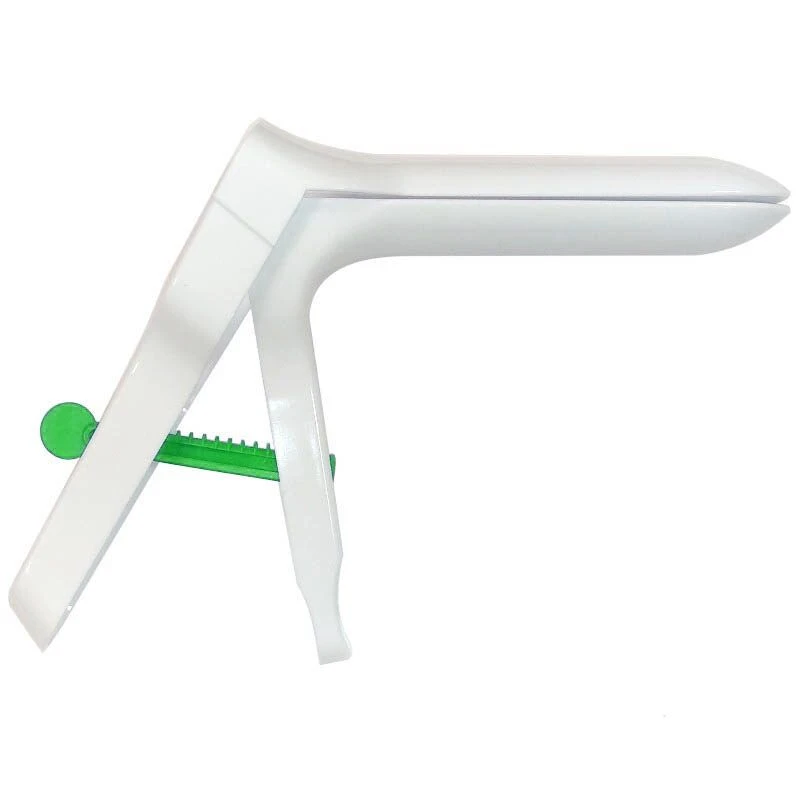 Gynaecological gynaecological polymer sterile mirror according to Cusco type D, size L, white
