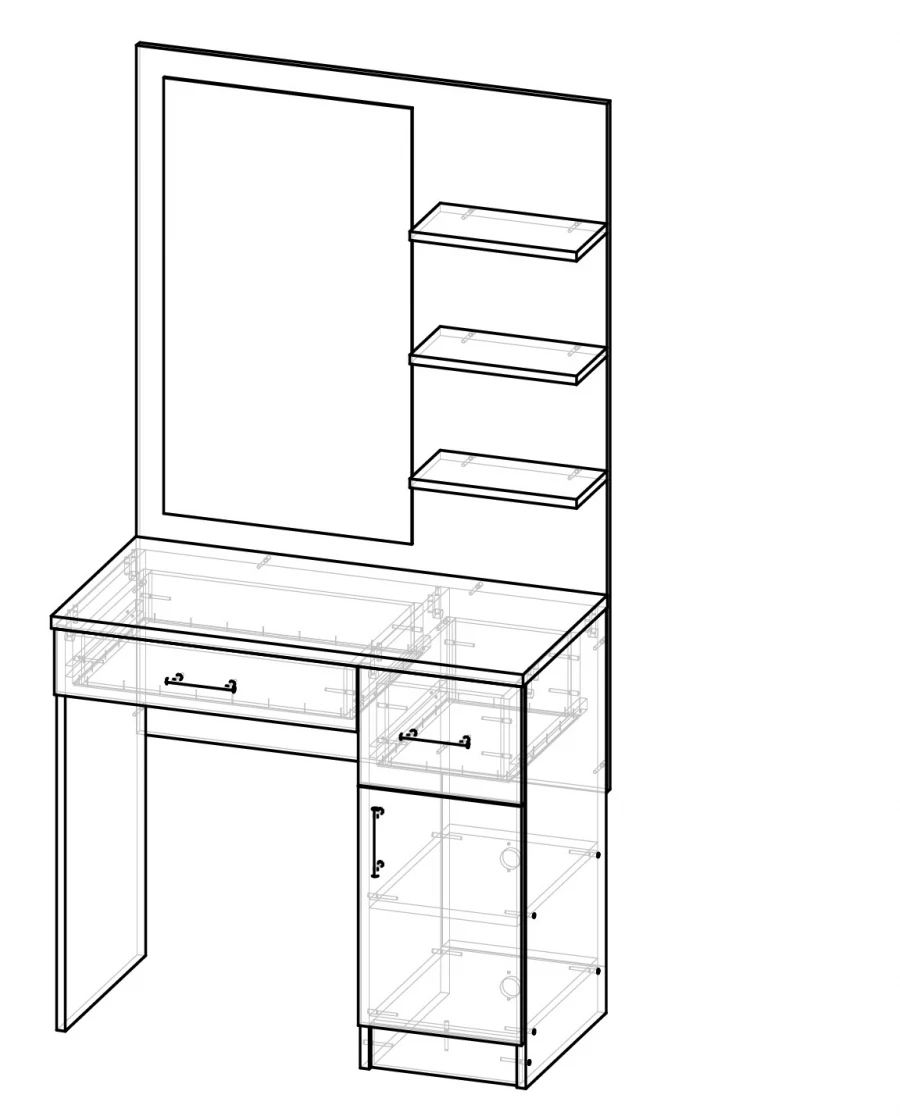 Table for hairdresser St 4 for P