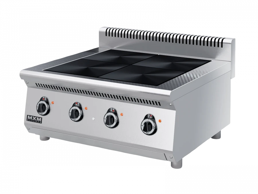 Electric cooker PE47N-02 (table-top, completely made of stainless steel, with air duct)