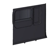 GARNITURE LAT D COFFRE AR/ Right boot side trim 96833541ZD