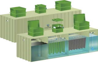 Block-modular water treatment plants GRINLOS BM Prom
