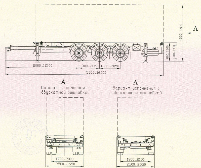 Trailer 85663K (suspension: spring)