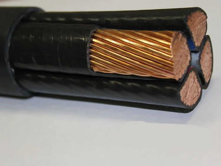 Power cables for voltage 0,66 kV, 1 kV with copper conductive conductors: PvVG.