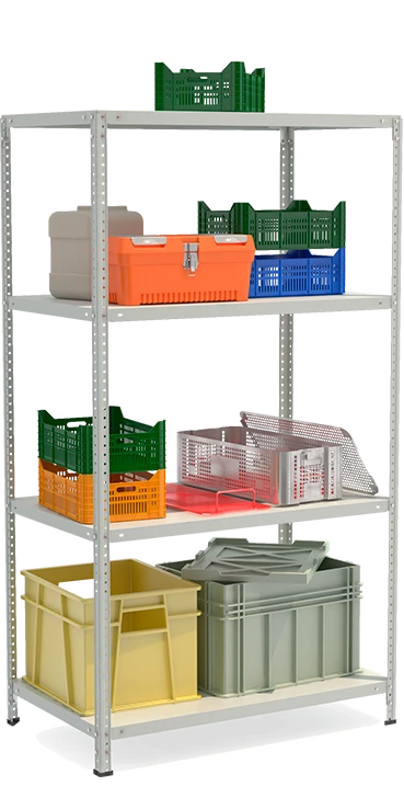 Metal office shelving unit STFL Shelving unit 1064-1.8