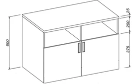 Service cabinet