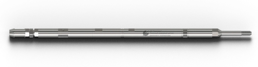 Spot quartz pressure and temperature sensor