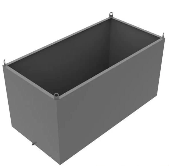Metal tanks for various liquid, bulk and solid materials