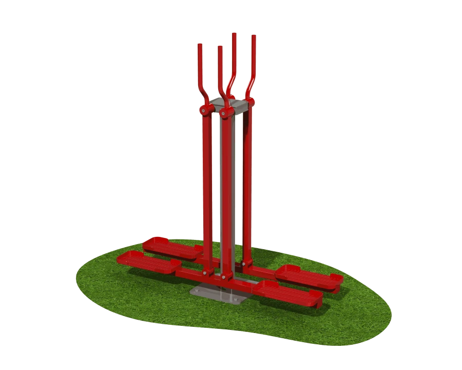Stationary outdoor simulator SV-002 2 Skiers