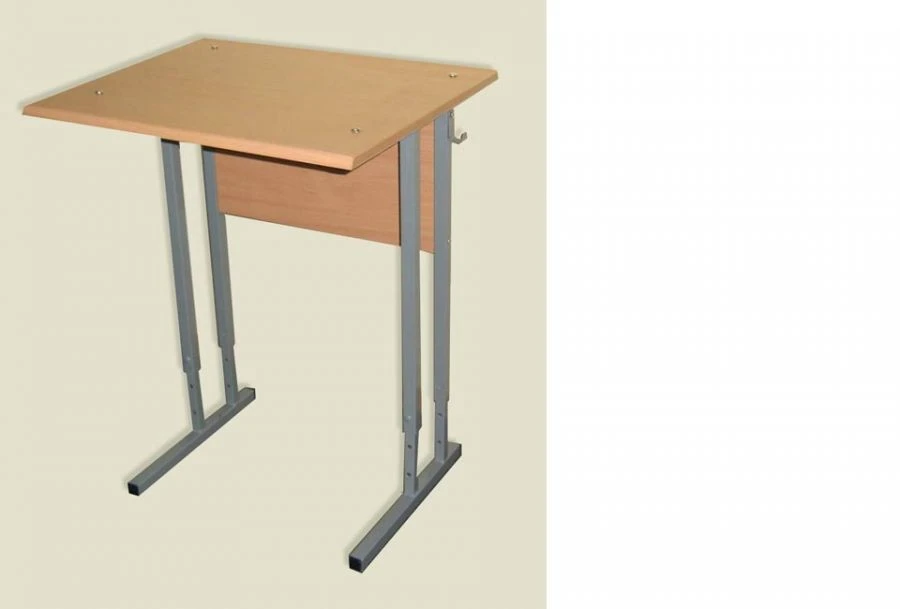 Pupil's table adjustable 1-seater SUR1 2-4