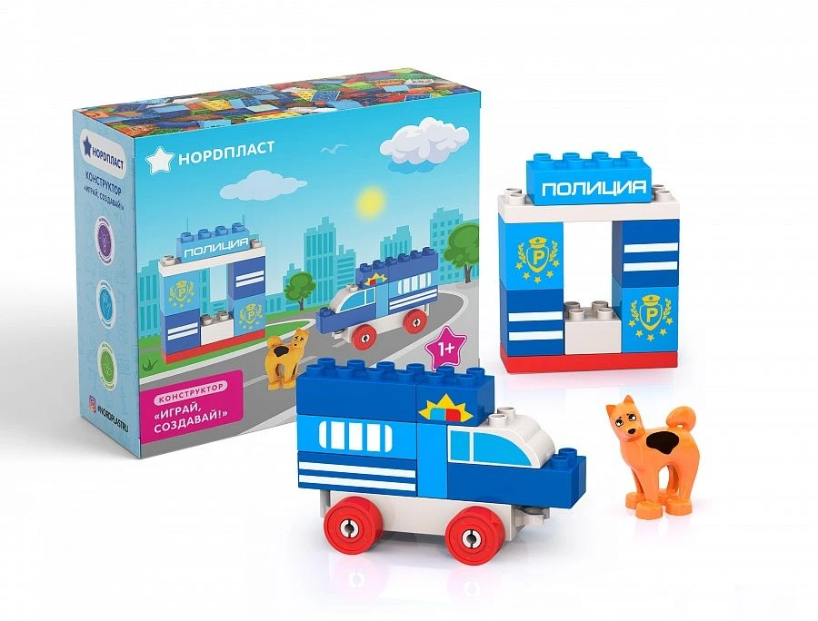 Constructor "Play, Create (Police Station - 17 children)".