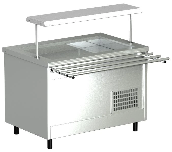 Refrigerated counter ??(?)?-1(2) (open) 1200 ? 800(1130) ? 870(1240)mm
