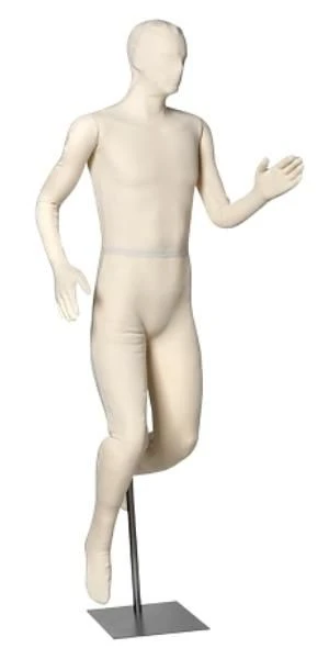 Male Bendable Mannequin \ Mus-M, White