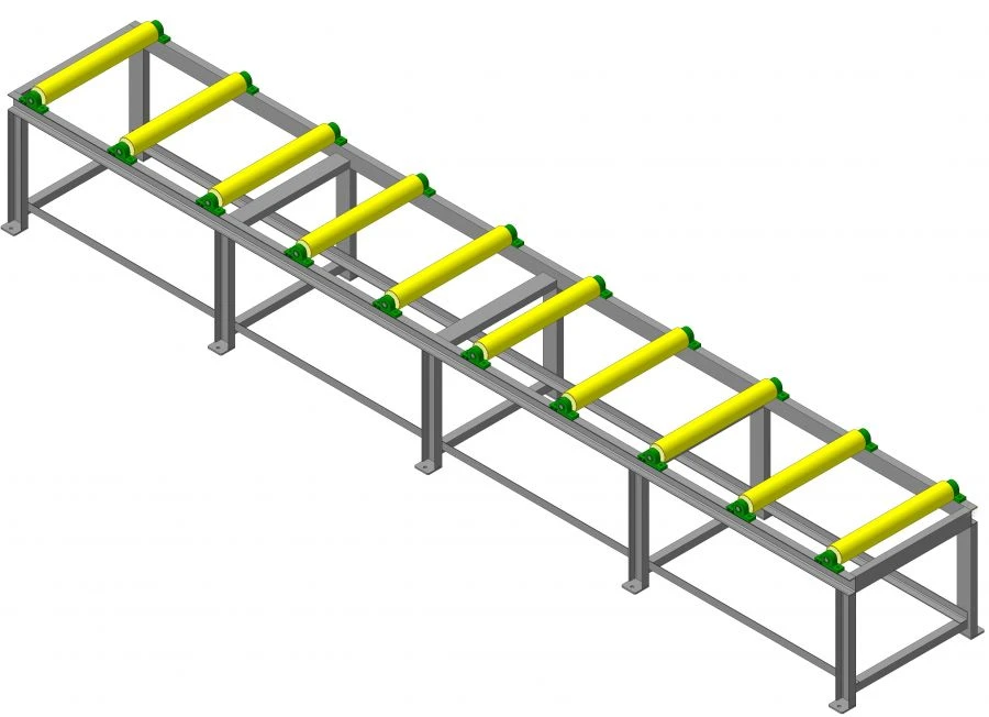 Non-drive roller conveyor for timber PH 6-800