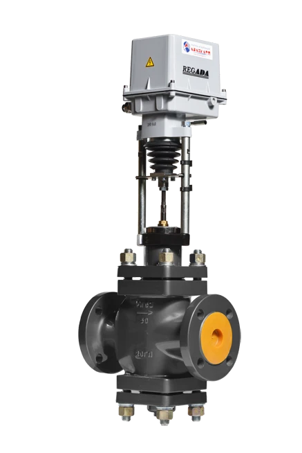 Double-seated regulating valve for PN63, type KR double-seated; DN 25-100; PN 63