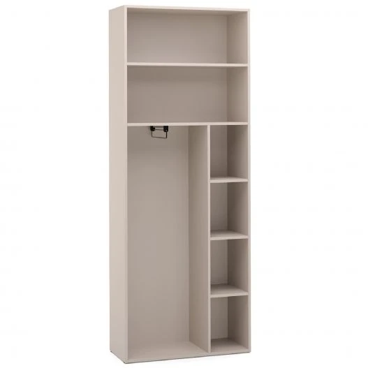 "SOHO" FCD-02.DS, 2-door cupboard, 5 shelves gl.400 (beige) from the set of modular furniture "SOHO".
