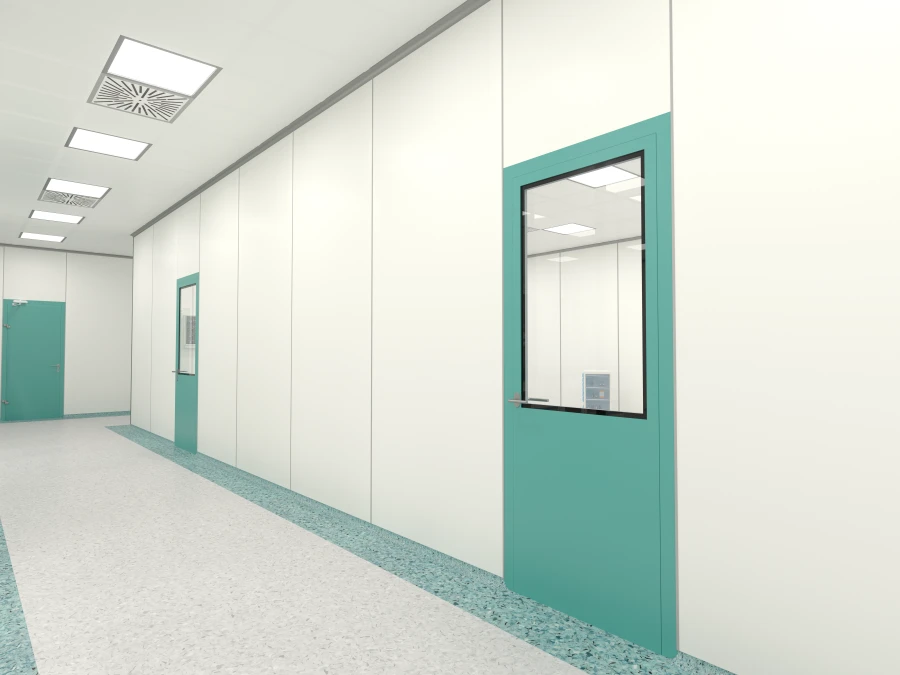 Self-supporting hermetic wall panel (sandwich) for clean rooms type 2WPS, 2WPL, (BG, PHG, EG)