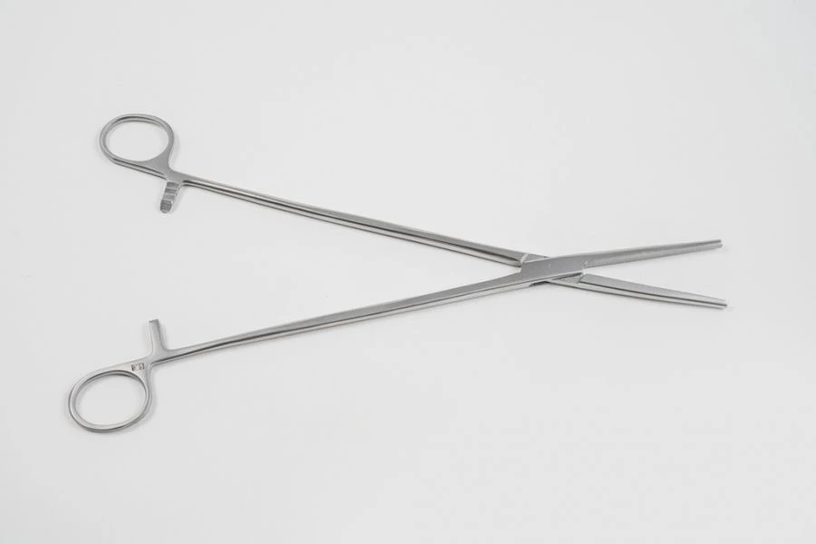 VZ-Z-42-1, Haemostatic clamp, toothed, straight, No. 3, 240 mm