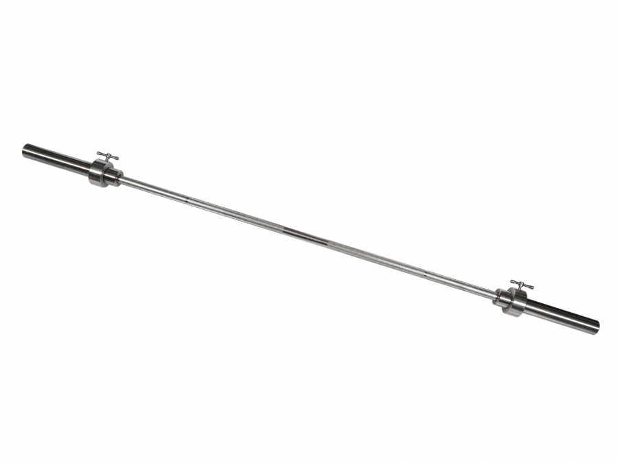 MB-BarM50-2000L Chrome-plated bar, length - 2000 mm, smooth bush - 50 mm, lock with breakable stopper, load up to 180 kg,