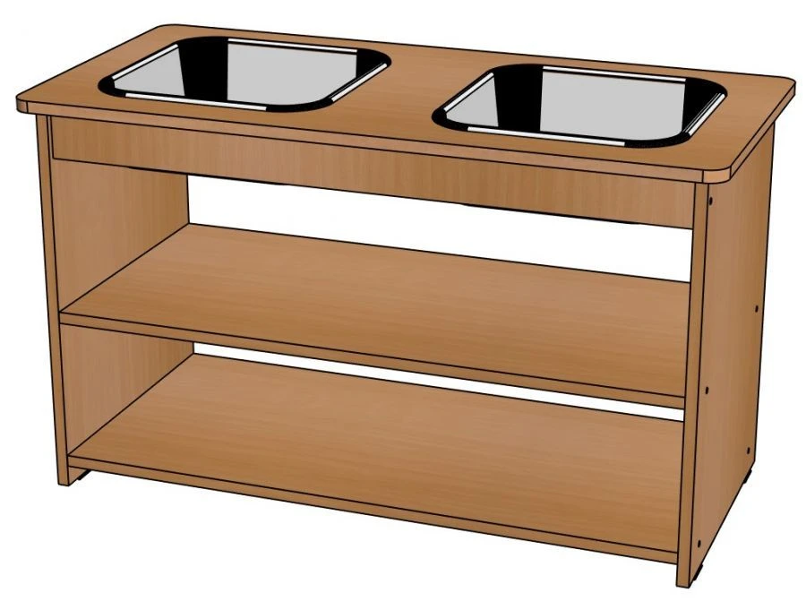 Table for experimentation with two basins/ SD51