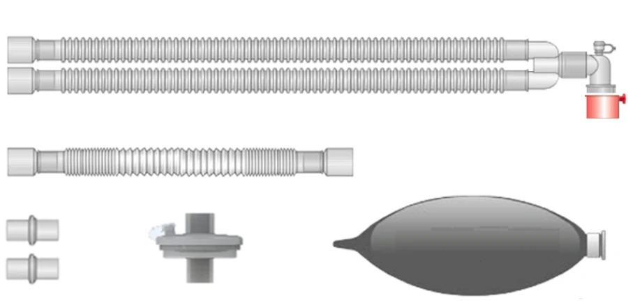 Respiratory devices for joint use with anaesthetic and resuscitation equipment, version: a
