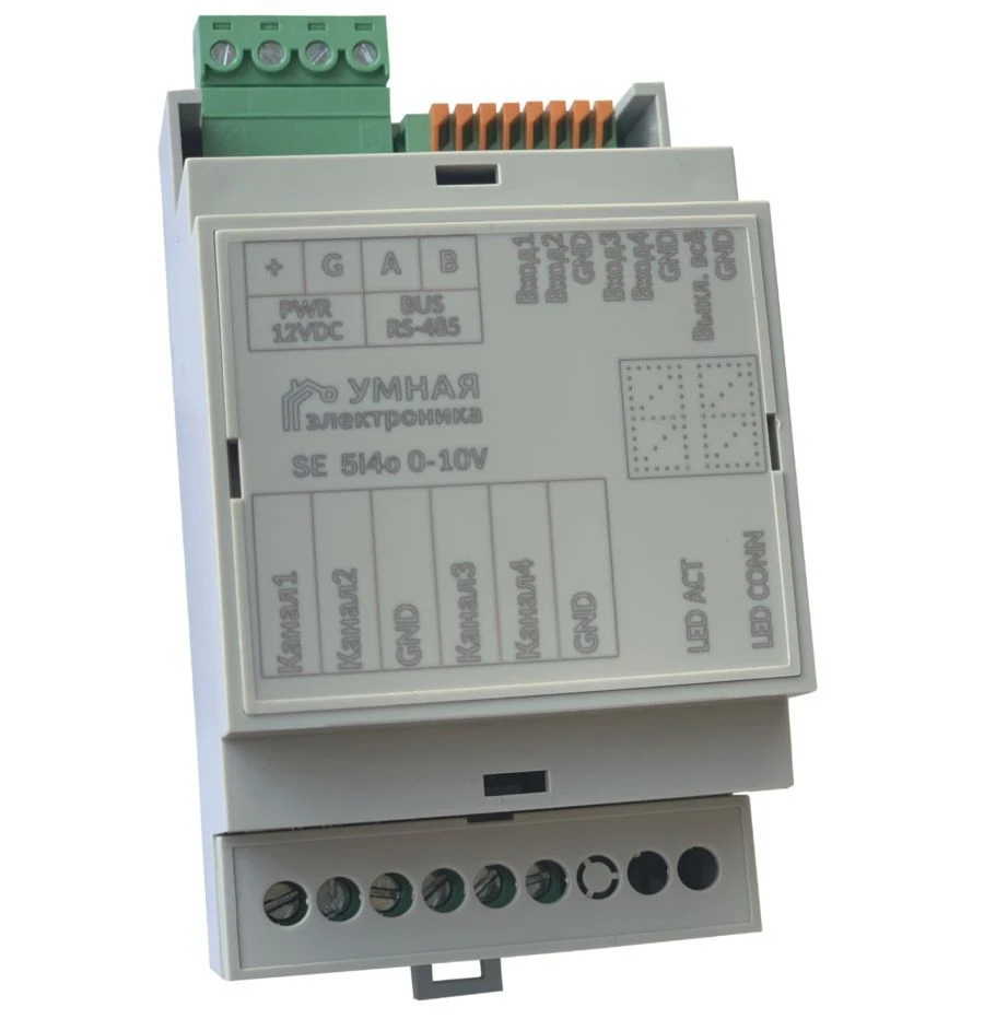 SE 5i4o 0-10V Module with 4 analogue outputs 0-10V