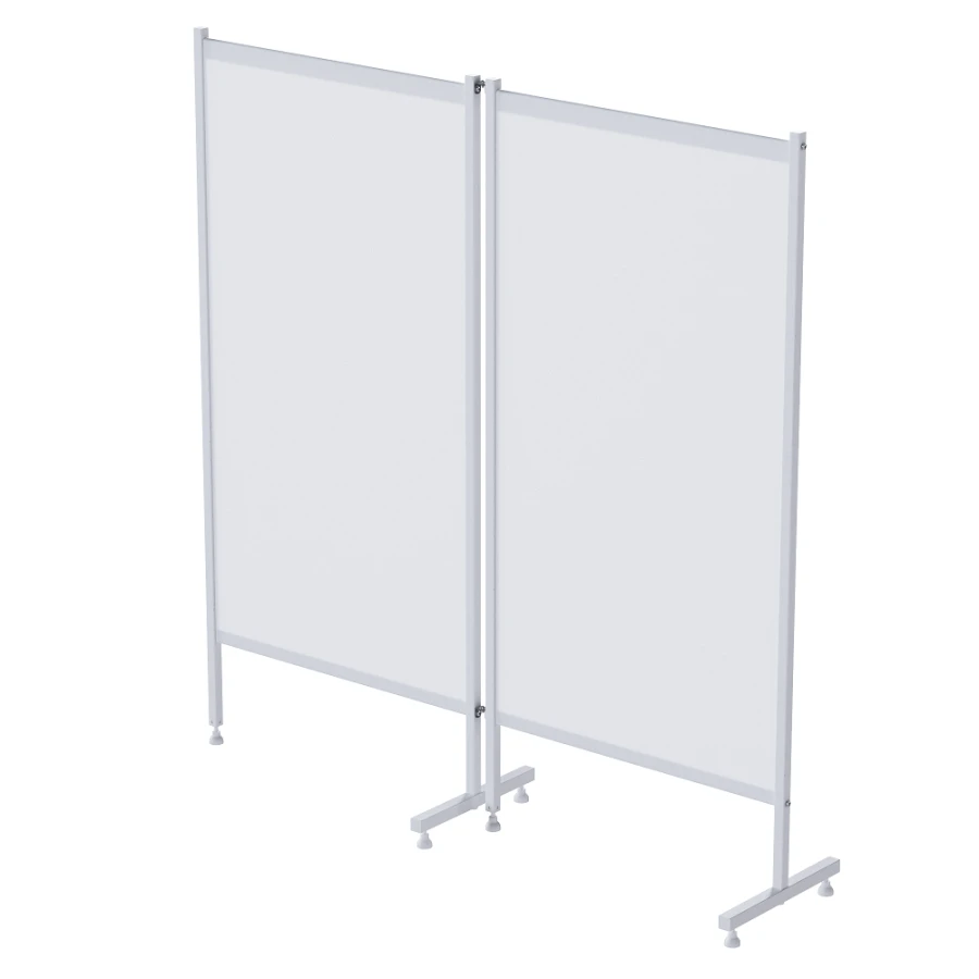 SHM-"MSK"(MSK-2301-01) Medical screen without wheels, two-sectional