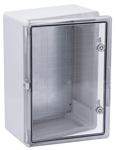 Plastic hinged switchboard enclosure TETRA series 5