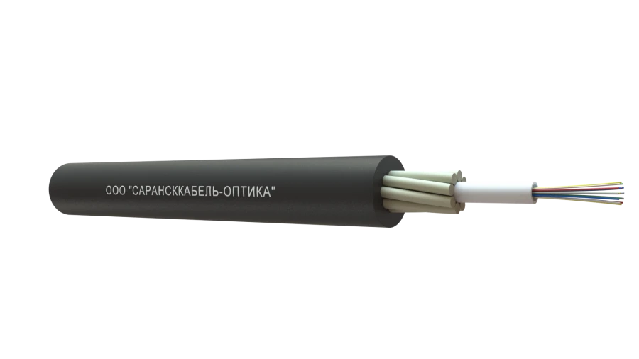 OKP-T fibre optic cable into the ground