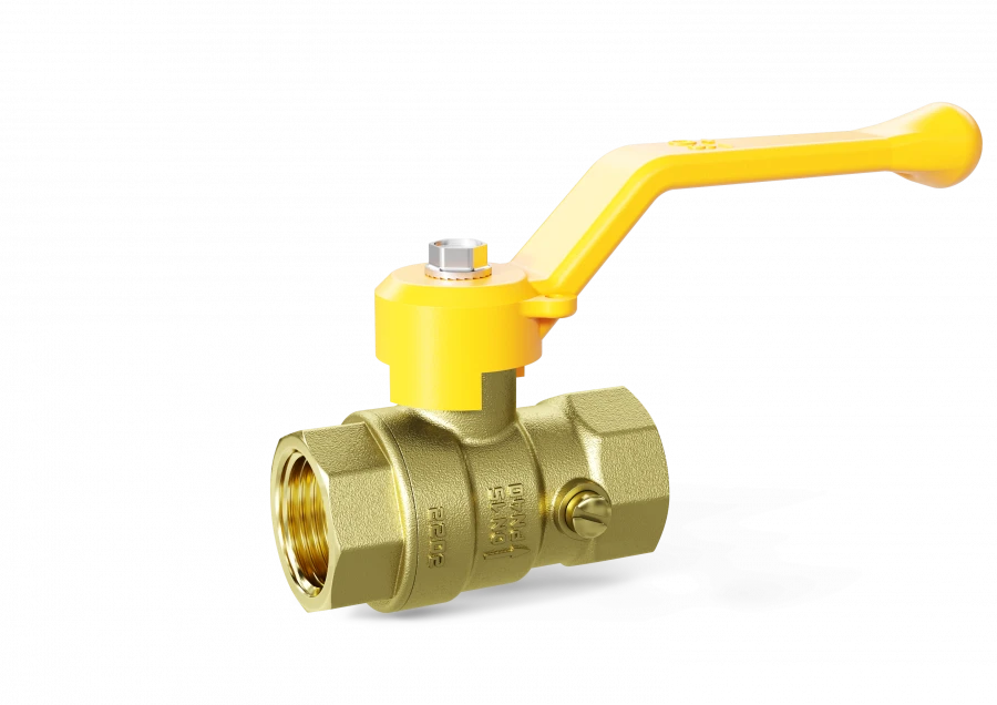 Brass ball valve LD Pride 44.15.V-V.M.R GAS