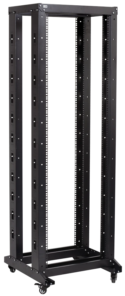 LF05-47U66-2R ITK 19" double-frame rack, 47U, 600x600, on castors, black