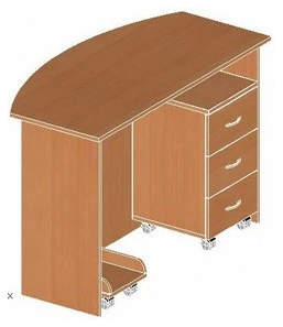 Table with under cabinet art. U.02.12; U.06.0 ;U.02.16