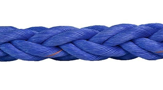 Eight-strand braided polypropylene ropes PPPL8