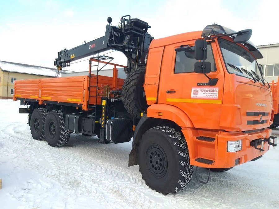 Flatbed truck with CMU (IM15, IM20, IM25, IM27, IM50, IM55, IM77, IM95, IM100, IM150, IM150N, IM180, IM240, IM320, IM322,