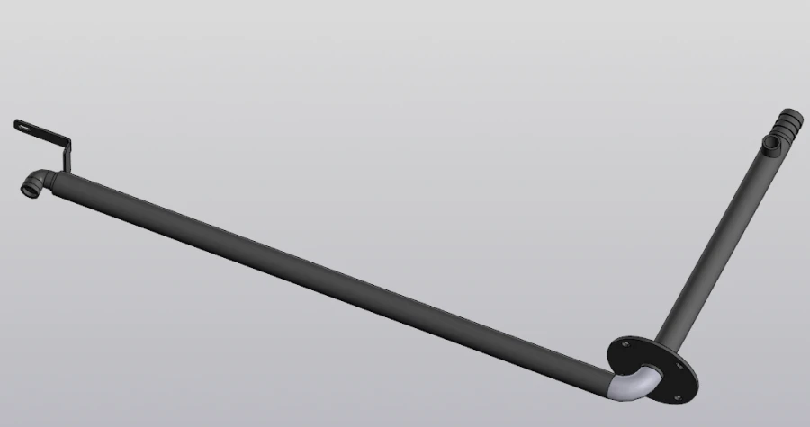 M03-C8-20-030479 - A - Oil drain pipe