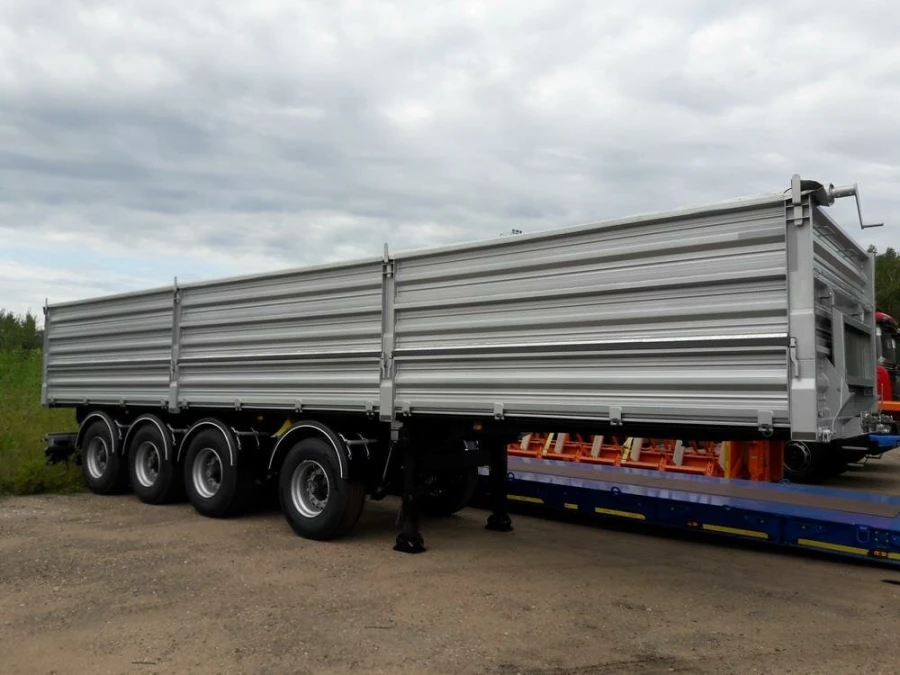 Flatbed semi-trailer with sides FOX TANK PPc 877726 configuration 04 for various loads