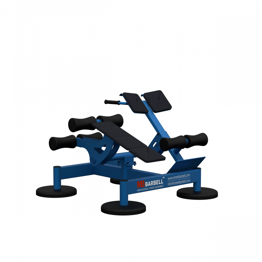 Outdoor exercise machine MB 7.62E Press + Hyperextension