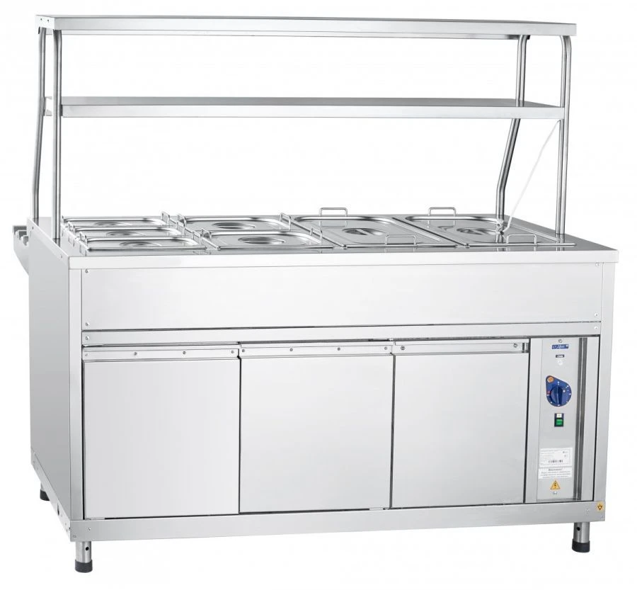 Electric kitchen marmite EMK-70KM-01 with heated shelf (Kashir.)