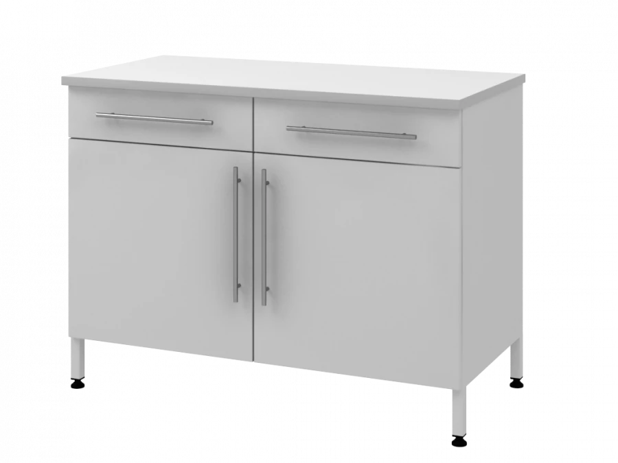 Wall-mounted table on metal pedestal 1200 PTYAL