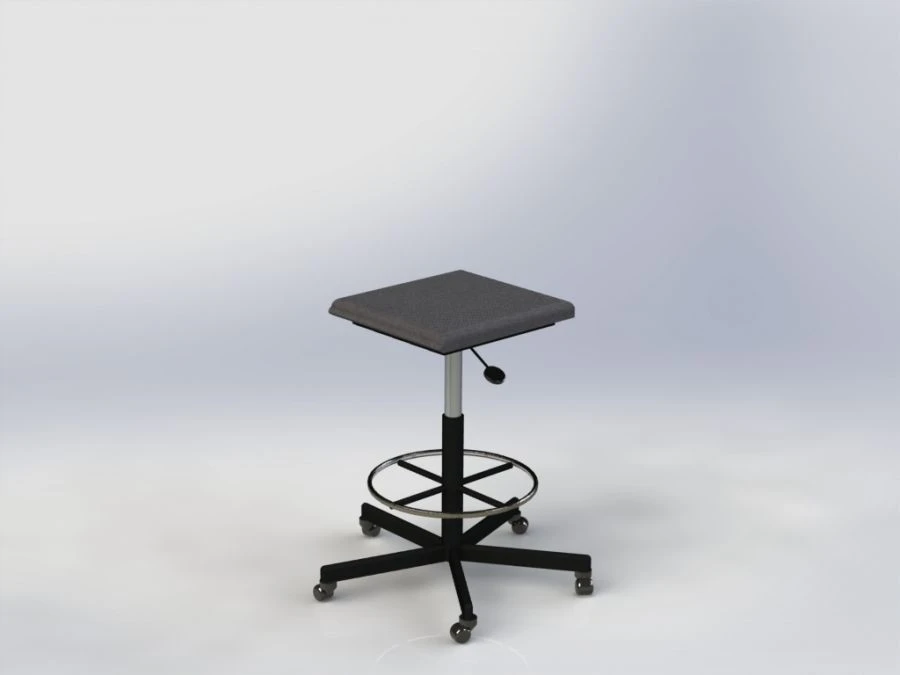 Chair with leg support