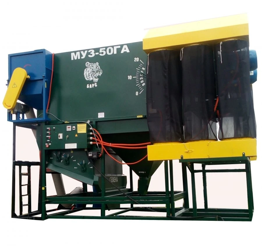 Stationary combined grain cleaning machine MZK-30
