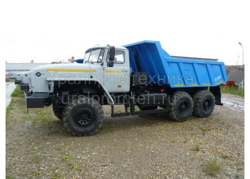 Dumper truck mod. 58312A, 58312S, 58312D, 58312E, 58312F, 58312P, 58314P, 58314R, 58312S, 58314S, 58314T on Ural 432 chassis.