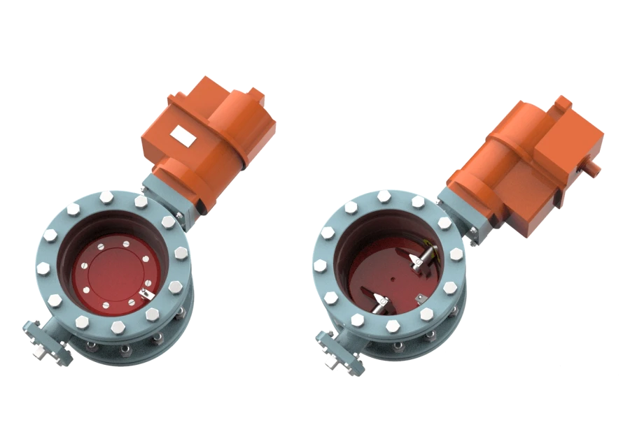 Safety shut-off valve (SHV) gas EK-111M DN 150 Ru 1.6 MPa