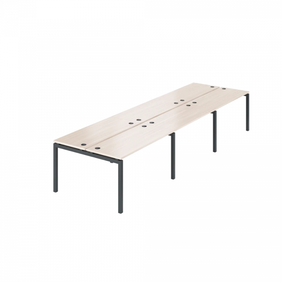 Bench double for 6 workplaces AMB-003.60-6