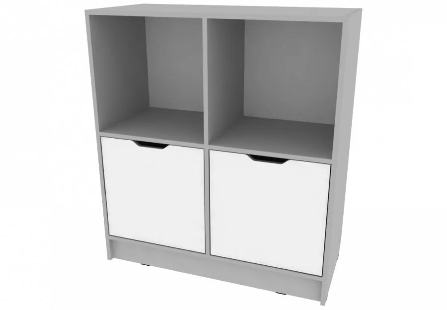 Drawer unit on plinth (2 drawers) 900x420x1000mm (WxHxH)