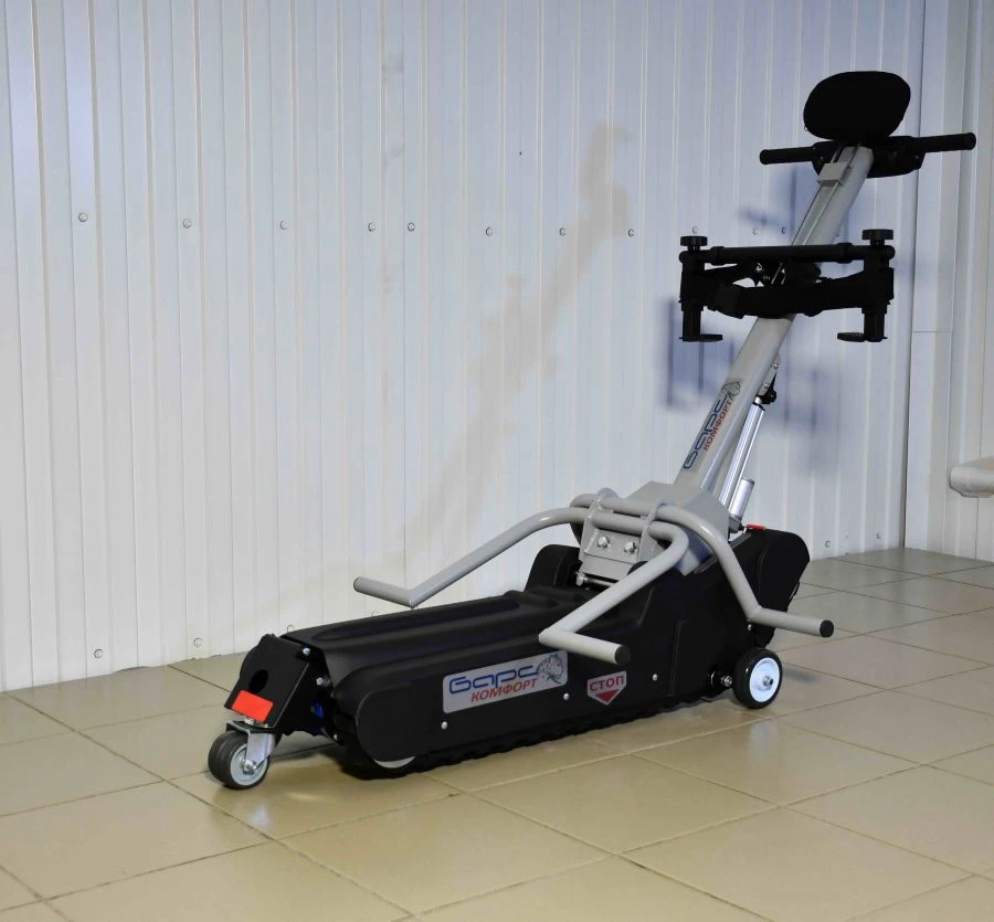 Ladder crawler lift. Model: "BARS-UGP-130-comfort". Serial production.