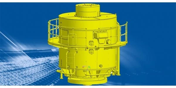 Vertical two-speed asynchronous motor DVDAZ-173/119-6-8-8AMO5