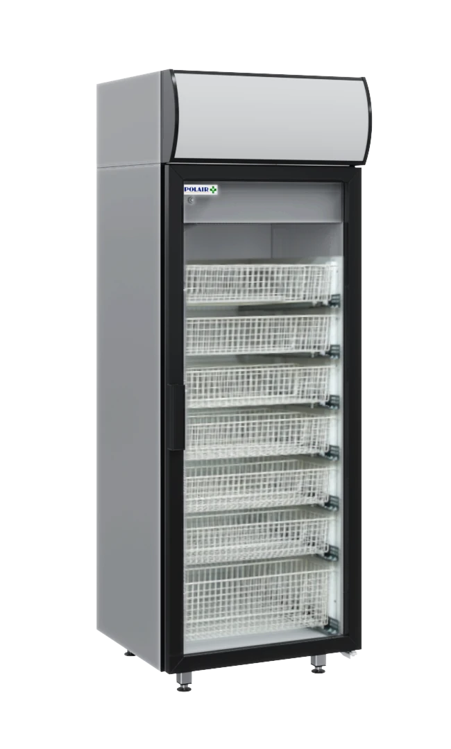 Refrigerated pharmaceutical cabinet "POLAIR" SHHF-0,5DS -01N stainless steel.
