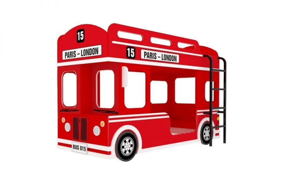 LD.513000.000 Bunk bed "London BUS" (Red type 2 )